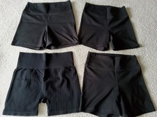 H&M Damen Sport Shorts Gr. M schwarz 4 Stück