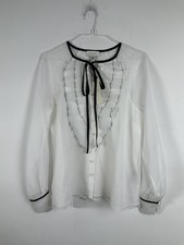 TED BAKER BLUSE ELFENBEIN