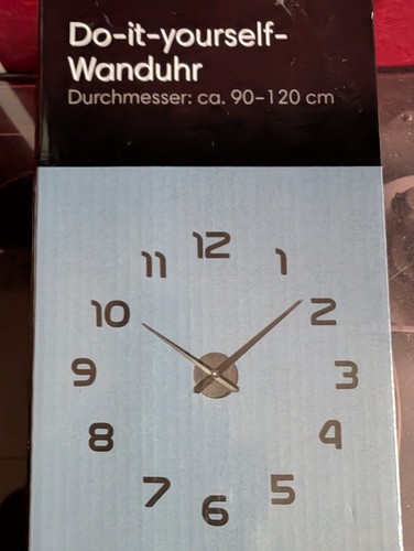 Ariol wanduhr groß schwarz - groß,