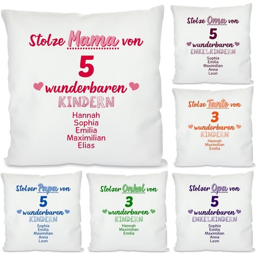 Kissen mit motiv stolze mama - -,