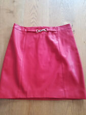 damen rock gr.36-38 farbe rot mit reissverschluss gefüttert