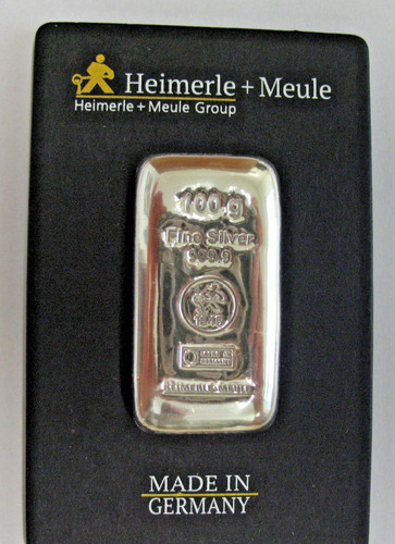 100 gramm silberbarren - 100,