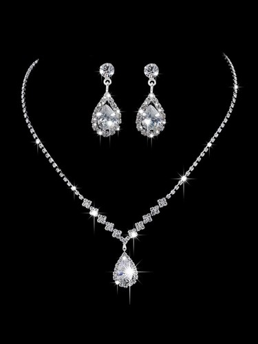 2tlg modeschmuckset kette - 2tlg.,