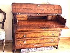Schreibkommode Mahagoni Empire Stil