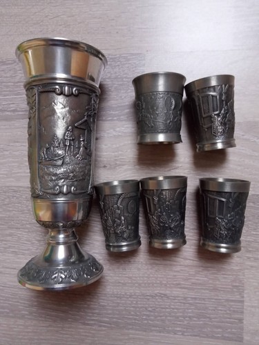 Zinnbecher zinngeschirr - zinnbecher,,