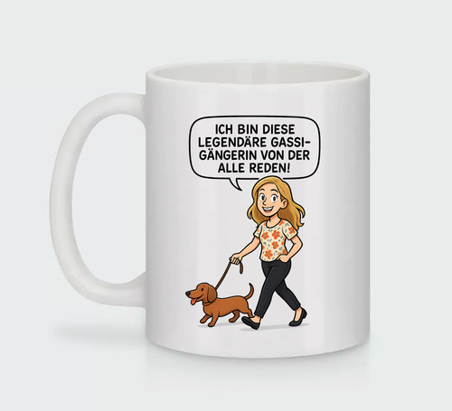 Lustige spruch tasse - tasse, gassi