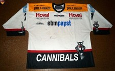 Landshut Cannibals * 05/06 * No. 7 * Sebastian Schwarz * white/away/preseason * 