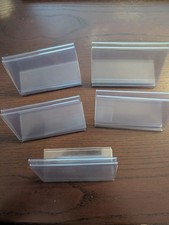 10 Stück Preisschildhalter Thekenaufsteller L-Ständer Warenauszeichnung Display