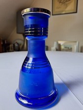 Shisha Glas Bowl  Shisha-Sockel kobaltblaues Glas 19 cm Höhe