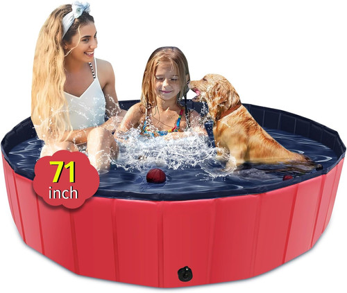 Faltbarer hundepool 180x36cm - hundepool,