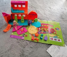 Mattel?Polly Pocket Groovy Getaway Ab in die Ferien Flugzeug Jet B2627 aus 2002