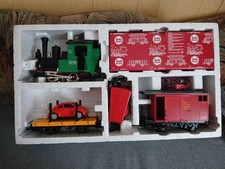 LGB / Toytrain 90782, Startpackung mit Dampflokomotive, Wagen und VW-Beetle