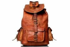 Echter leder city - bag, rucksack
