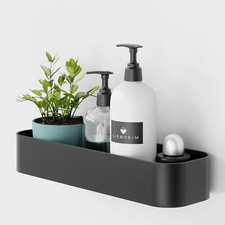 Duschkorb abgerundet ohne Bohren - Installation mit TESA Montage und Kraftkleber