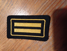 altes Dienstgradabzeichen Feuerwehr NRW   stellv. Bezirksbrandm.   2 Goldbalken