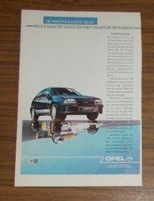 Seltene Werbung OPEL KADETT GSi 16V Mehr Kraft paßte nicht unter Motorhaube 1990