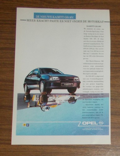 Seltene werbung opel kadett - seltene,