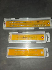 ROTRING 3 Schrift Schablonen,Schablone 1x 5425/0,25 1x 340/0,18 1x 5505/0,5 (S2)