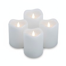 LED-Kerze 4er-Set mit Timer