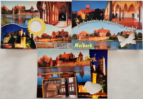 Postkarten lot malbork - 3, x