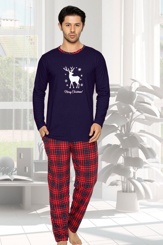 Herren weihnachts pyjama set - herren,