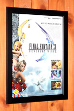 Final Fantasy XII 12 Revenant Wings Nintendo DS kleines Poster alte Werbeseite gerahmt
