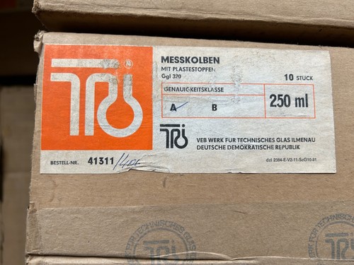 Stück tgi meßkolben - 10, 250