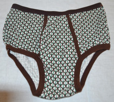 Gemusterter True Vintage Herren-Slip Schlüpfer m. Eingriff Kaufhof Gr. 7