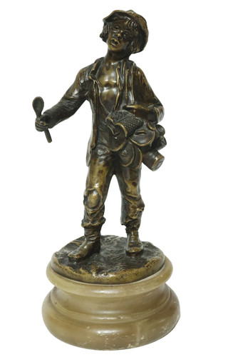 Alte krafft bronzefigur - alte, ?