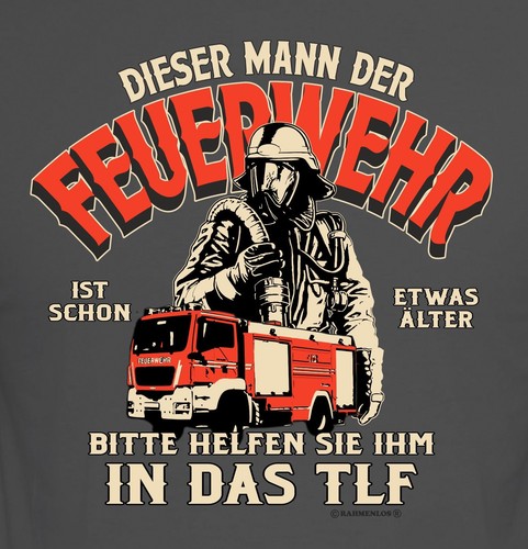 Herren shirt feuerwehrmann - herren, t-shirt