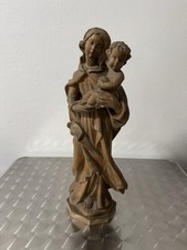 Madonna mit Jesus - Holzstatue
