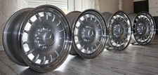 Original Mercedes Fuchs Barock Alufelgen poliert 6,5x14 W108, W114, W116, W123 