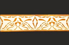 JUGENDSTIL Kachel Bordüre -
