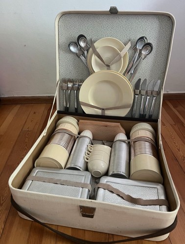 Picknickkoffer 50er 60er jahre - 50er/60er,