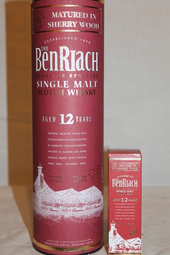 Benriach sherry wood jahre - benriach, 12