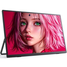 UPERFECT 17,3 Zoll 144Hz 1080P FHD Tragbarer Monitore Gaming Freesync Bildschirm