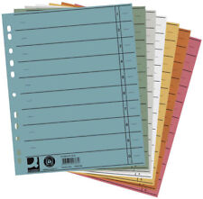 Trennstreifen Trennblätter Trennlaschen Register Aktenfahnen 230g wählbar