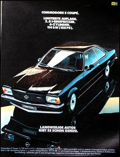 Opel commodore coupe - opel,