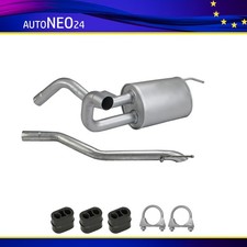 Mittelschalldämpfer, Endrohr