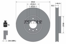 TEXTAR 92230305 Bremsscheibe für VW
