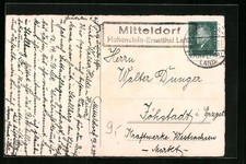 Landpoststempel Mitteldorf