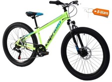 24 Zoll Mountainbike Capriolo Oxygen 2D FS, Shimano 18Gang - neon grün, B-WARE