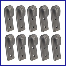 10x zweiloch planenhaken - zweiloch,