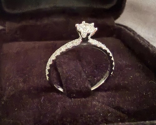 Diamantring 585 weißgold 60 - diamantring,
