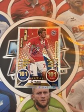 Match Attax Limitierte Autogramm Karte Thomas Müller Sammler Karte Fußball