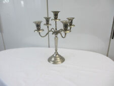 Kerzenständer - Leuchter - 5 armig -  Metall Silberfarben