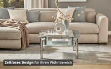 Couchtisch Chrom 4-Fuß