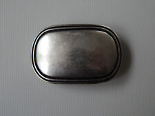 Gürtelschnalle -schließe Koppelschließe Wechsel- silberoptik Gravur möglich 4cm