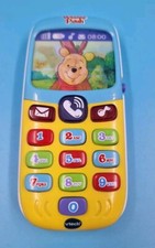 VTech Winnie Puuh Lernhandy Handy mit Musik 9-36 Monaten Kinder Spielzeug 15x7cm