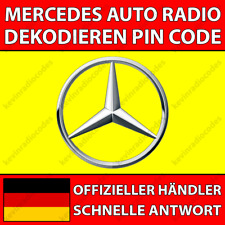 ✅MERCEDES RADIO DEKODIEREN